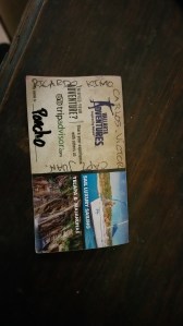 Names of our amazing excursion crew!