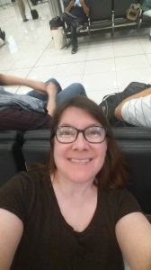 This is me running away from a Hurricane on negative sleep. 